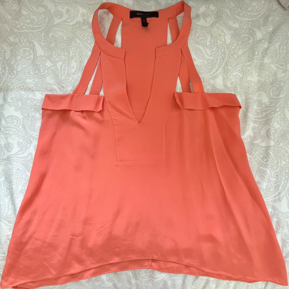 BCBG MAXAZRIA CUT OUT TOP